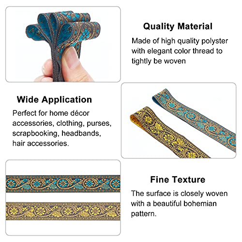 ahandmaker-ruban-jacquard-brod-vintage-34mm-2x7m image 8