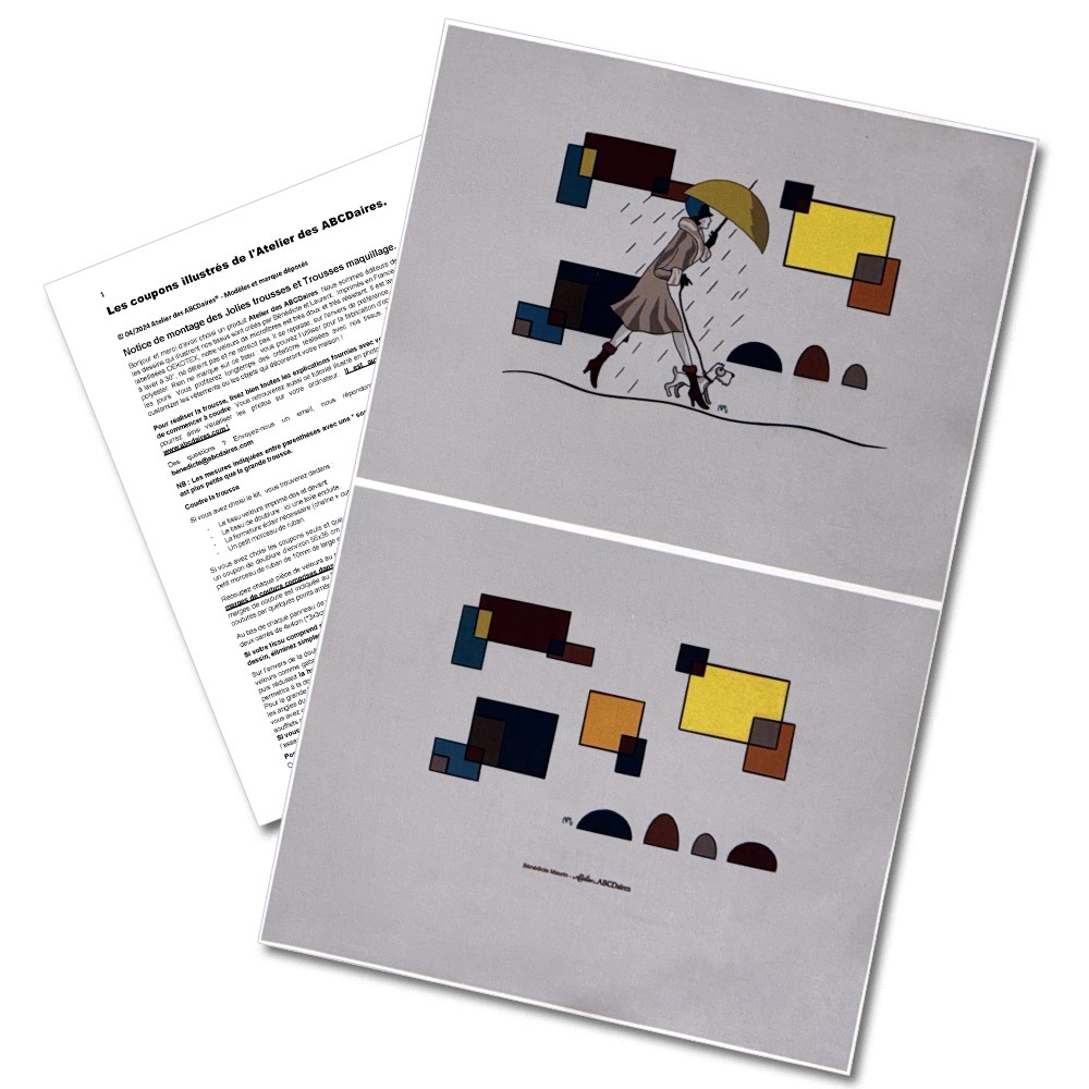 atelier-des-abcdaires-coupon-illustr-l-promenade-beige-coupon-velours image 1