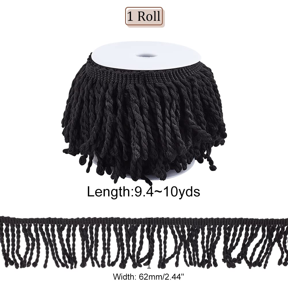 ahandmaker-chain-trim-ribbon-frange-rideau-noire-9-m image 2
