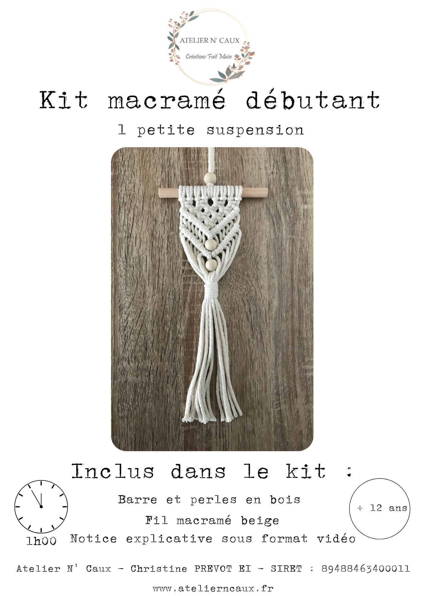 atelier-n-caux-kit-macram-d-butant-suspension-perles-bois image 1