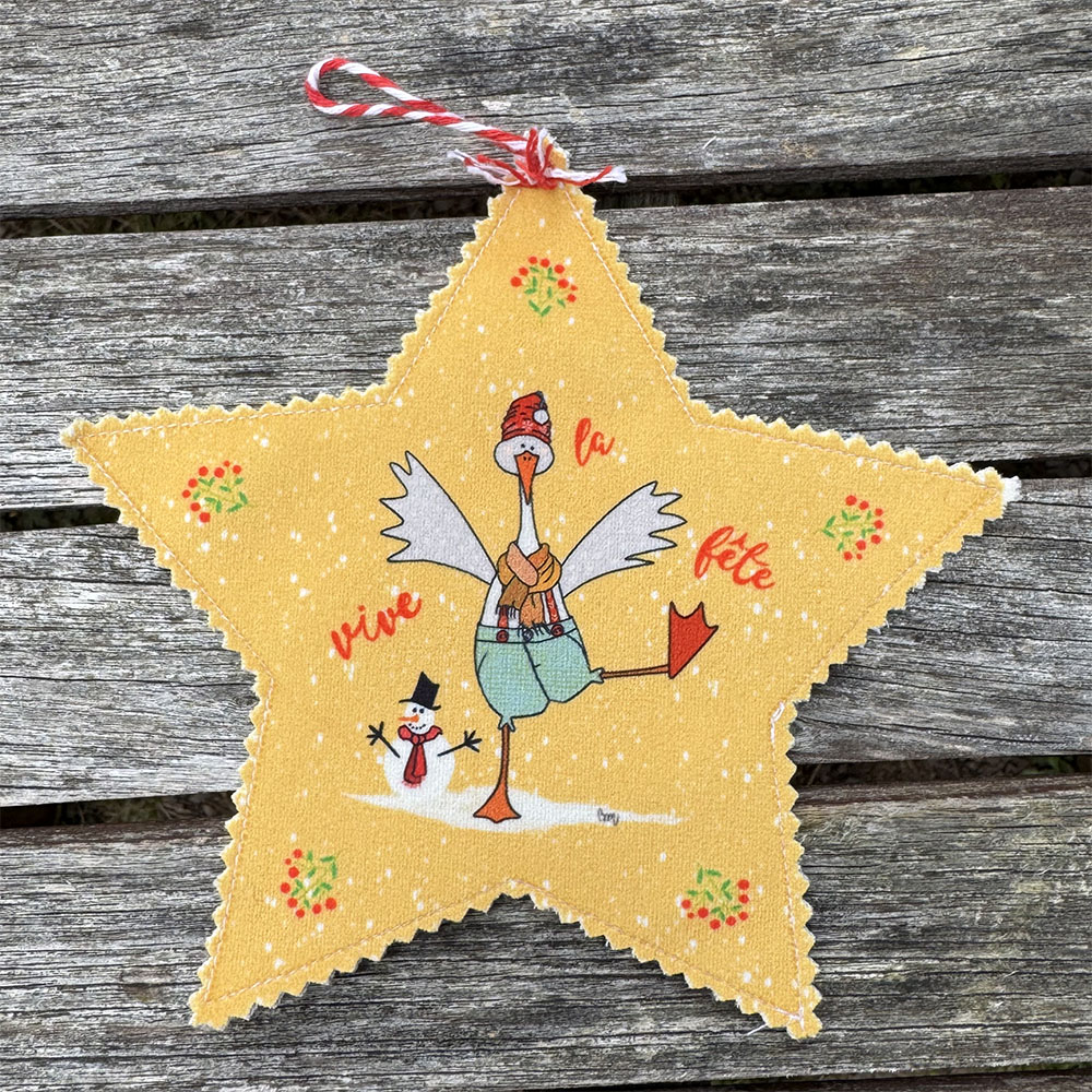 atelier-des-abcdaires-toile-monsieur-canard-jaune-d-co-no-l-velours image 1