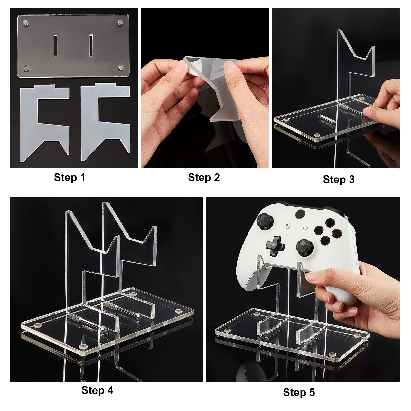 ahandmaker-support-manette-acrylique-transparent-monocouche image 3