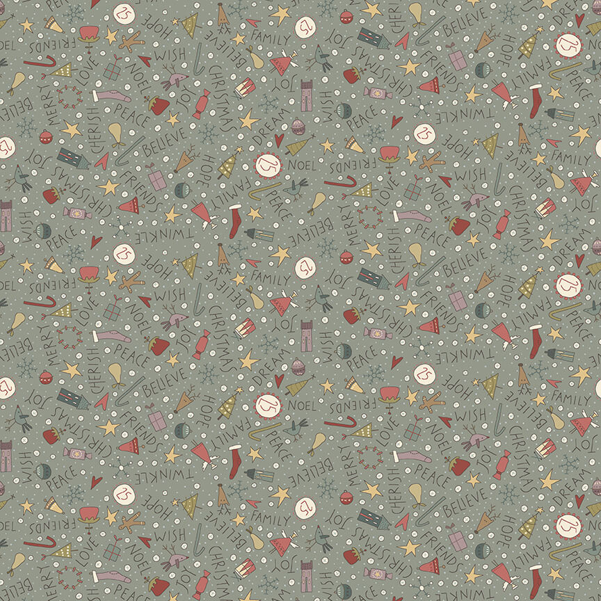 anni-downs-o-christmas-tree-2818-77-tissu-bleu image 1