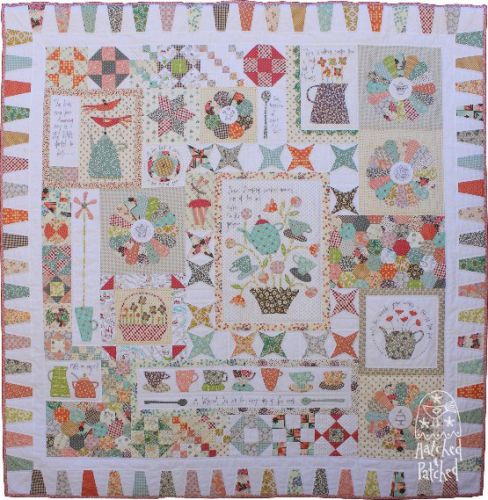 anni-downs-gossip-in-the-garden-patron-quilt-appliqu-pattern image 3