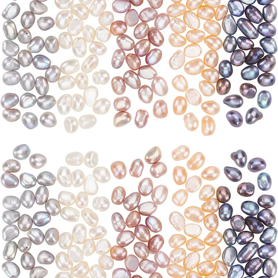 ahandmaker-beads-perles-nacre-riz-150-pi-ces-5-couleurs-7-mm image 1