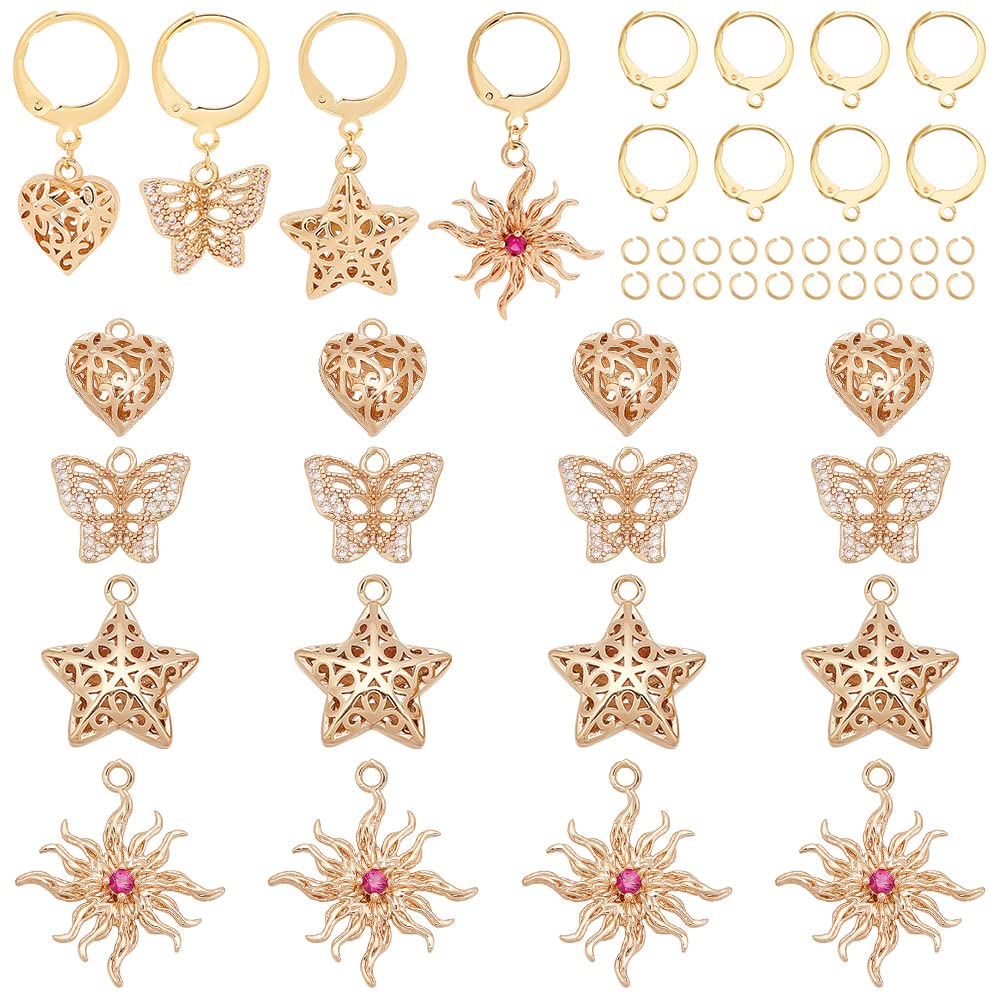 ahandmaker-kit-boucles-oreilles-breloques-dor-es-8-paires image 1