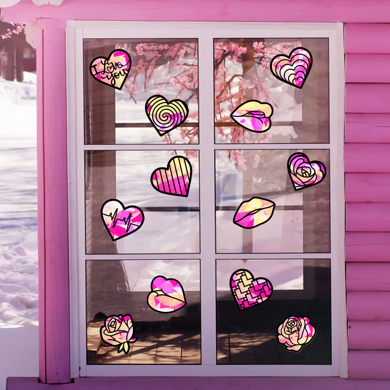 ahandmaker-self-adhesive-stickers-kit-suncatcher-24-pcs-saint-valentin-c-ur image 5