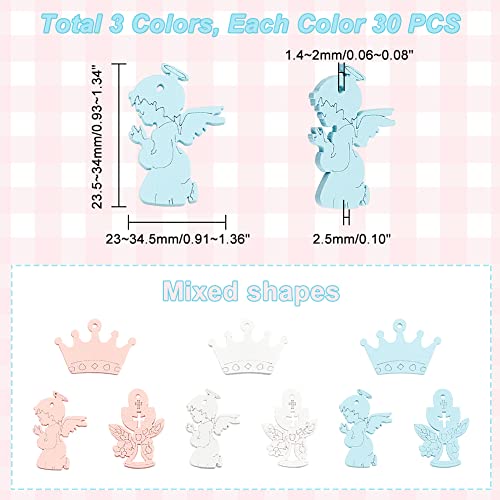 ahandmaker-home-decorate-90-anges-bois-3-couleurs-no-l image 8
