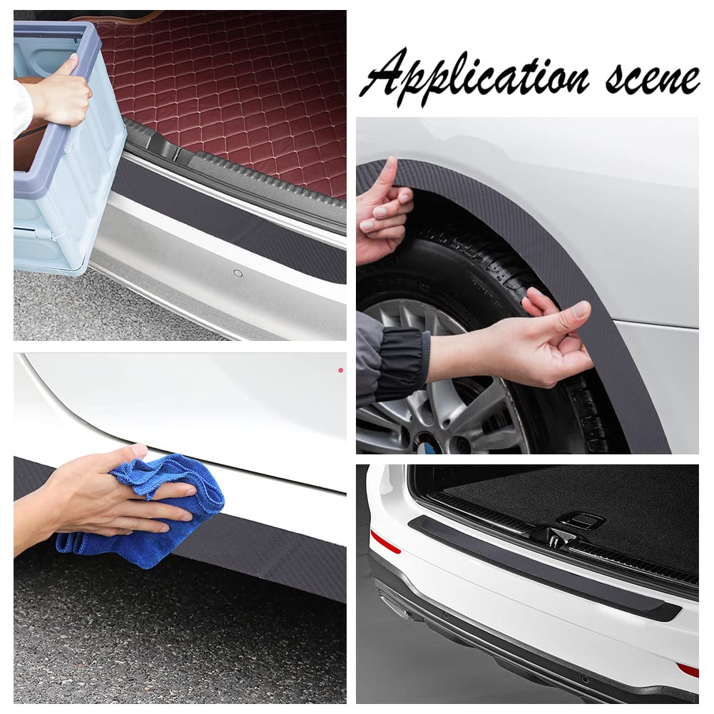 ahandmaker-household-protecteur-seuil-porte-voiture-noir-5-pcs image 6