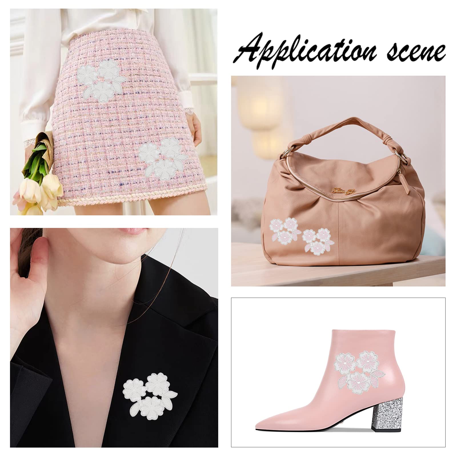 ahandmaker-appliqu-fleur-perle-strass-8-pi-ces-2-couleurs-couture image 7