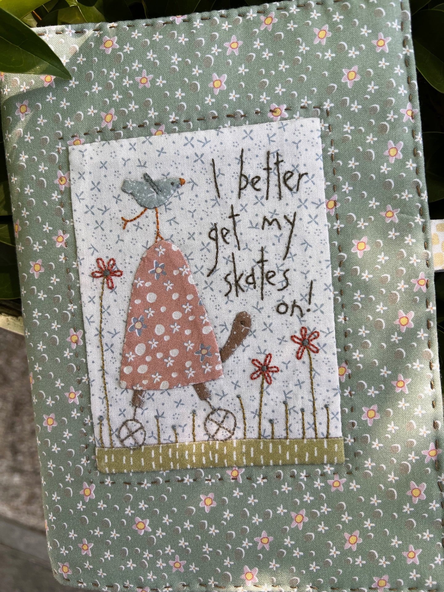 anni-downs-put-on-my-skates-patron-housse-carnet-a5-pattern image 1