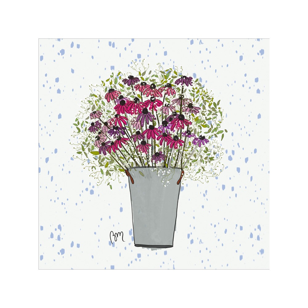 atelier-des-abcdaires-coupon-xs-cosmos-en-pot-vignette-velours-minky-fleurs image 1