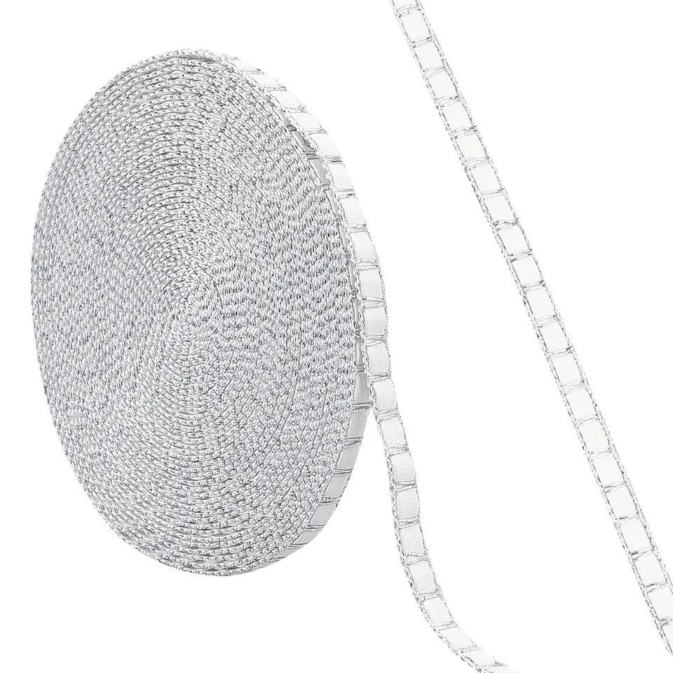 ahandmaker-chain-trim-cordon-cuir-tress-blanc-9-8-yards image 1