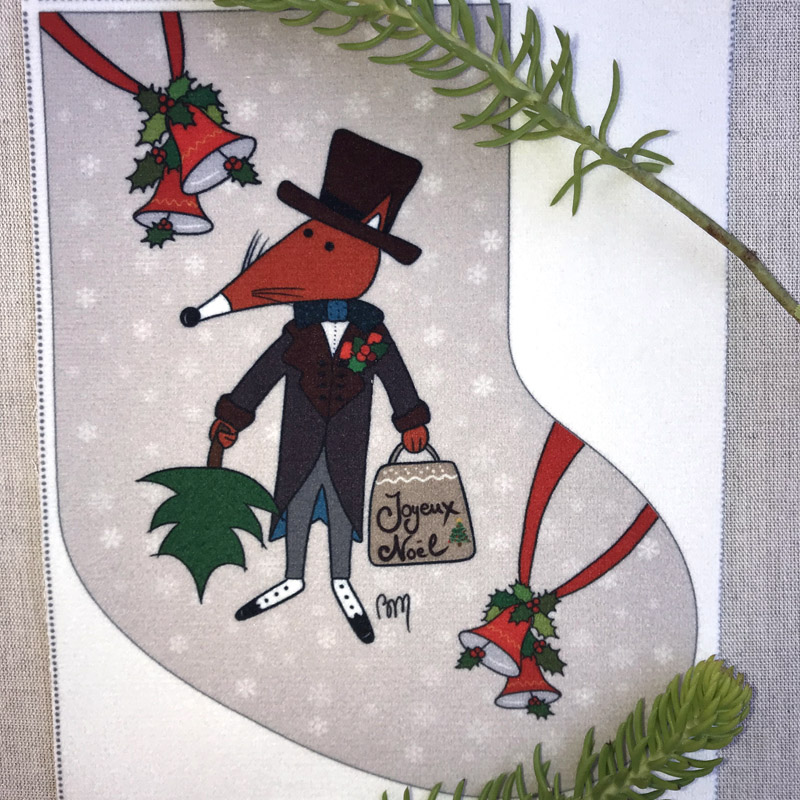 atelier-des-abcdaires-d-co-no-l-botte-monsieur-renard-beige-velours image 2