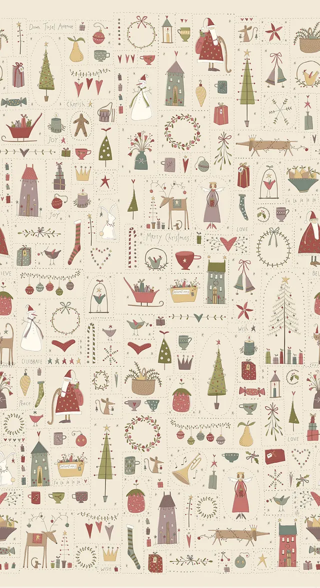 anni-downs-down-tinsel-lane-3219-44-panel-tissu-no-l-cr-me image 1