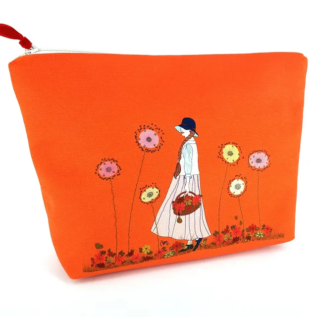atelier-des-abcdaires-kit-cueillette-orange-grande-pochette-velours image 1