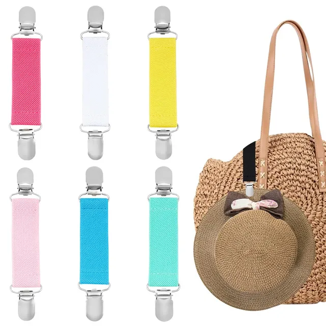 ahandmaker-clip-chapeau-voyage-polyester-6-pcs-6-couleurs image 1