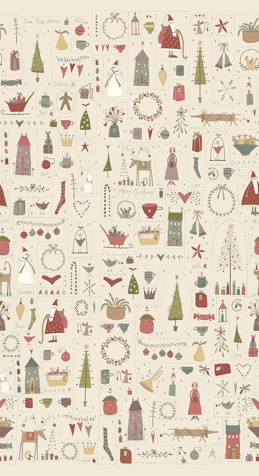 anni-downs-down-tinsel-lane-3219-44-panel-tissu-no-l-cr-me image 1