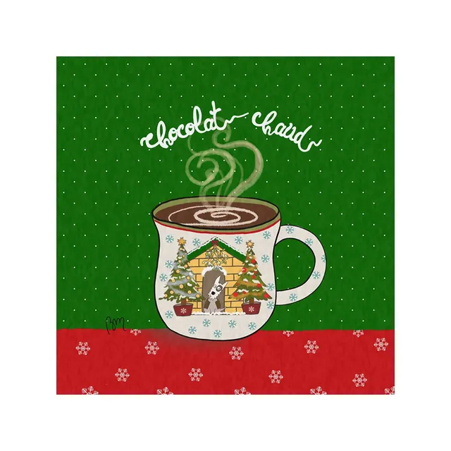atelier-des-abcdaires-coupon-xs-no-l-tasse-chocolat-verte-velours image 1