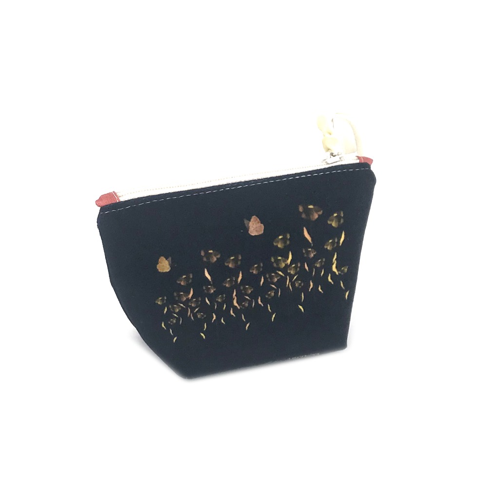 atelier-des-abcdaires-kit-porte-monnaie-prairie-fleurie-noir-et-or image 2