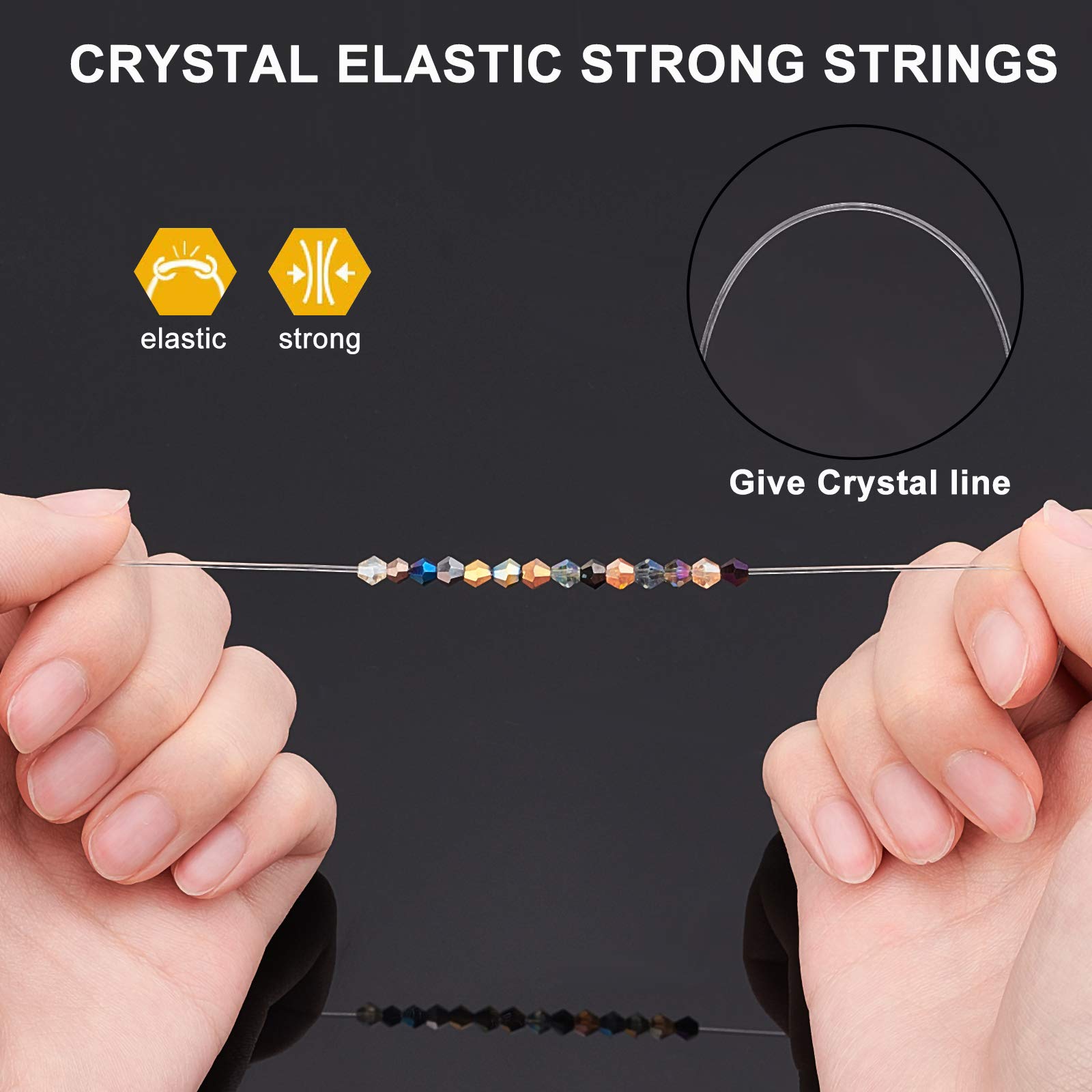 ahandmaker-perles-verre-4-mm-arc-en-ciel-1400-pi-ces image 3