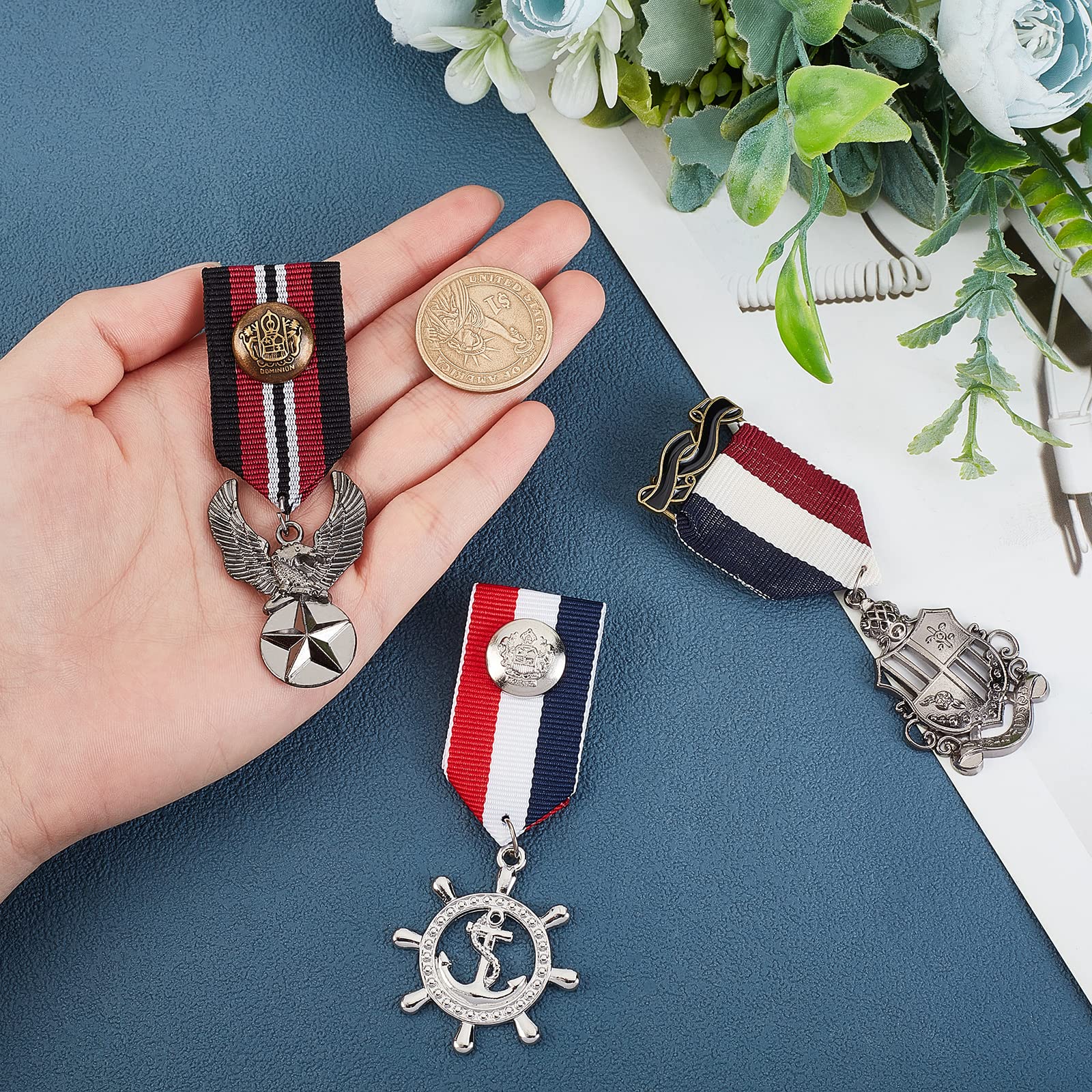 ahandmaker-costume-m-daille-militaire-h-ros-lot-3-bronze image 3