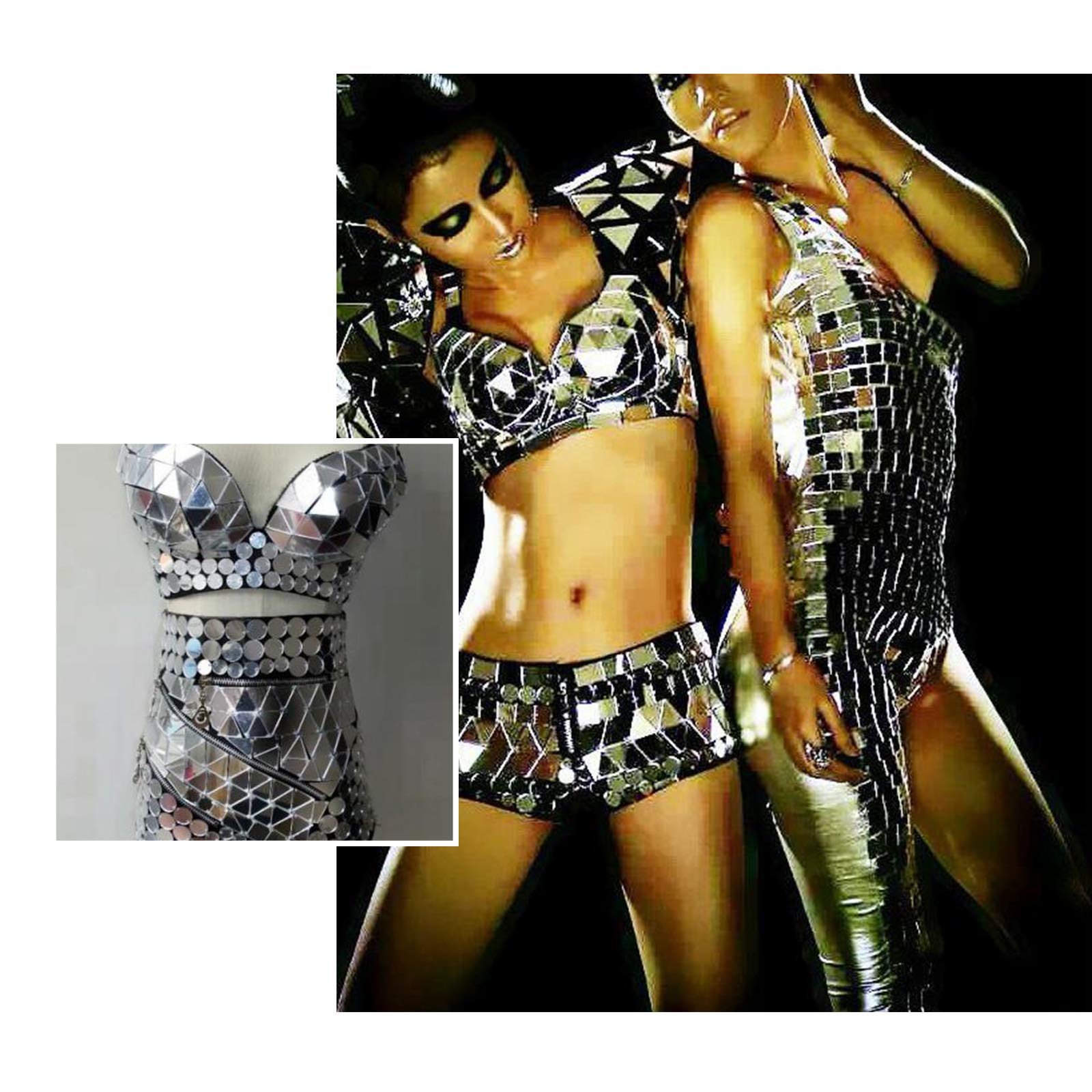 ahandmaker-button-rhinestone-50-strass-triangles-argent-coudre image 7