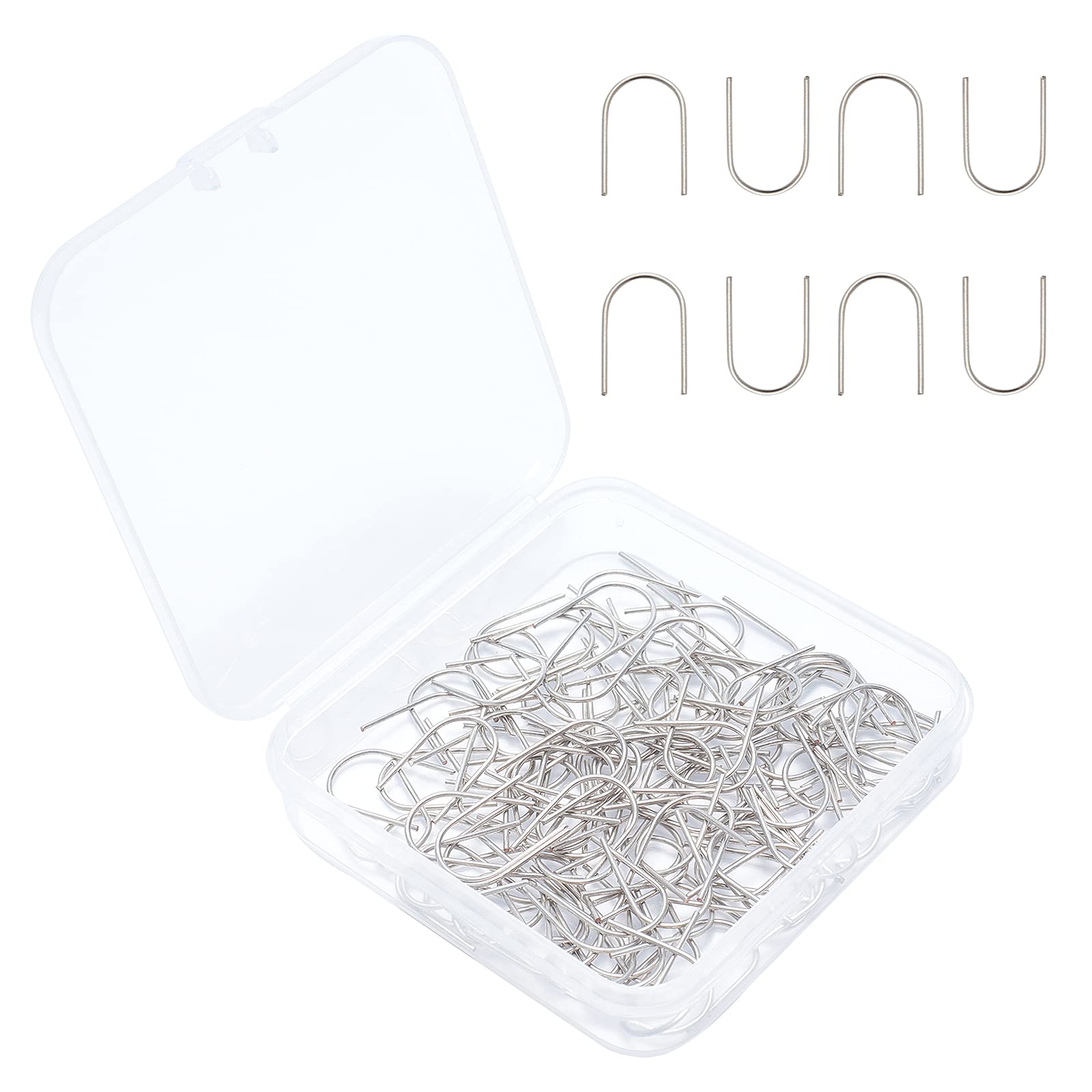 ahandmaker-jewelry-findings-crochets-en-u-laiton-platine-x120 image 1