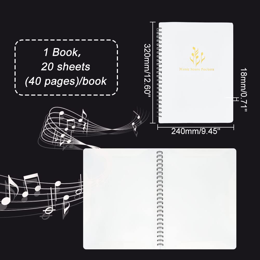 ahandmaker-office-study-classeur-partitions-20-pochettes-couverture image 2