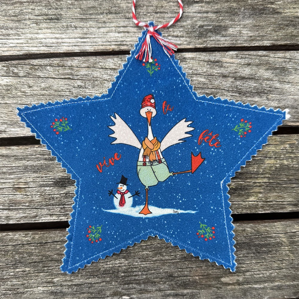 atelier-des-abcdaires-d-co-de-no-l-toile-monsieur-canard-bleu-velours image 1
