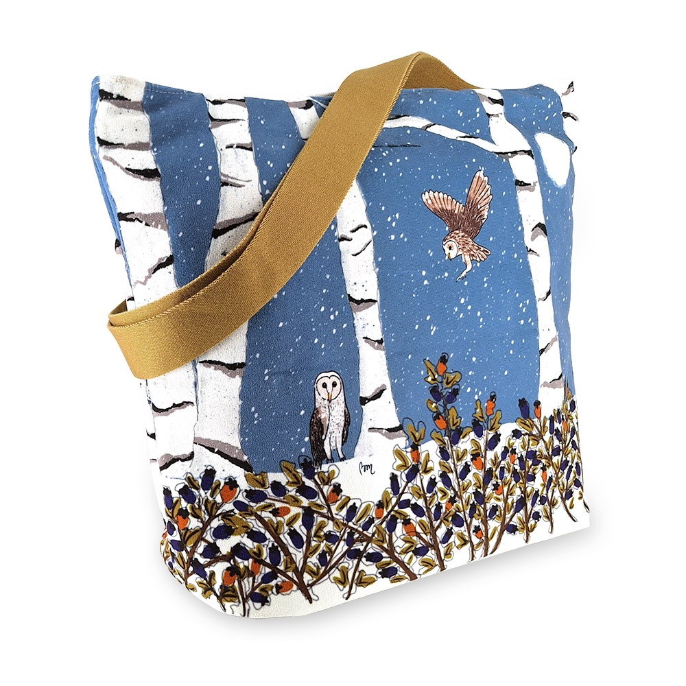 atelier-des-abcdaires-coupon-illustr-xl-chat-en-hiver-velours-sac image 2