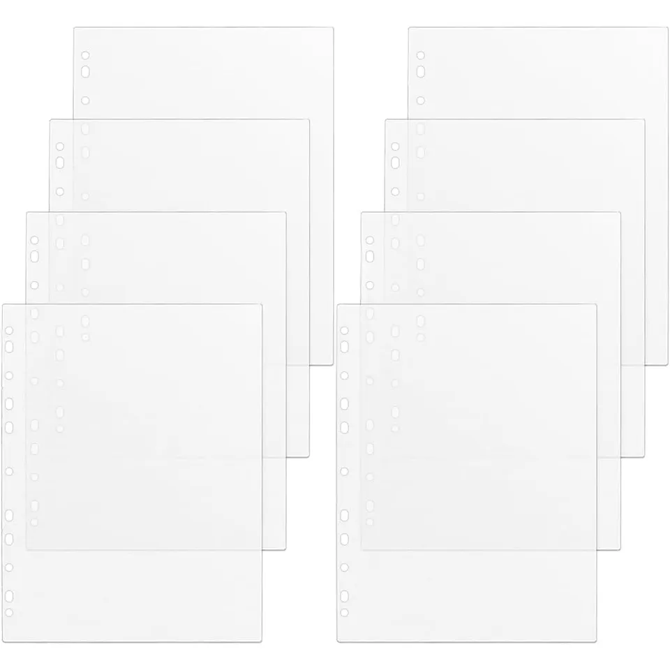 ahandmaker-office-study-pochette-discbound-transparente-lot-de-8 image 1