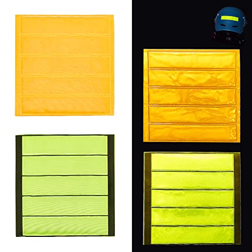 ahandmaker-autocollants-casque-r-fl-chissants-jaunes-lot-40 image 7