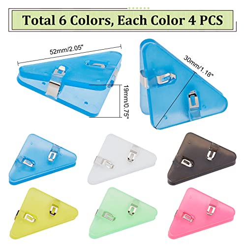 ahandmaker-office-study-clips-triangle-trombones-24-pcs-6-couleurs image 8