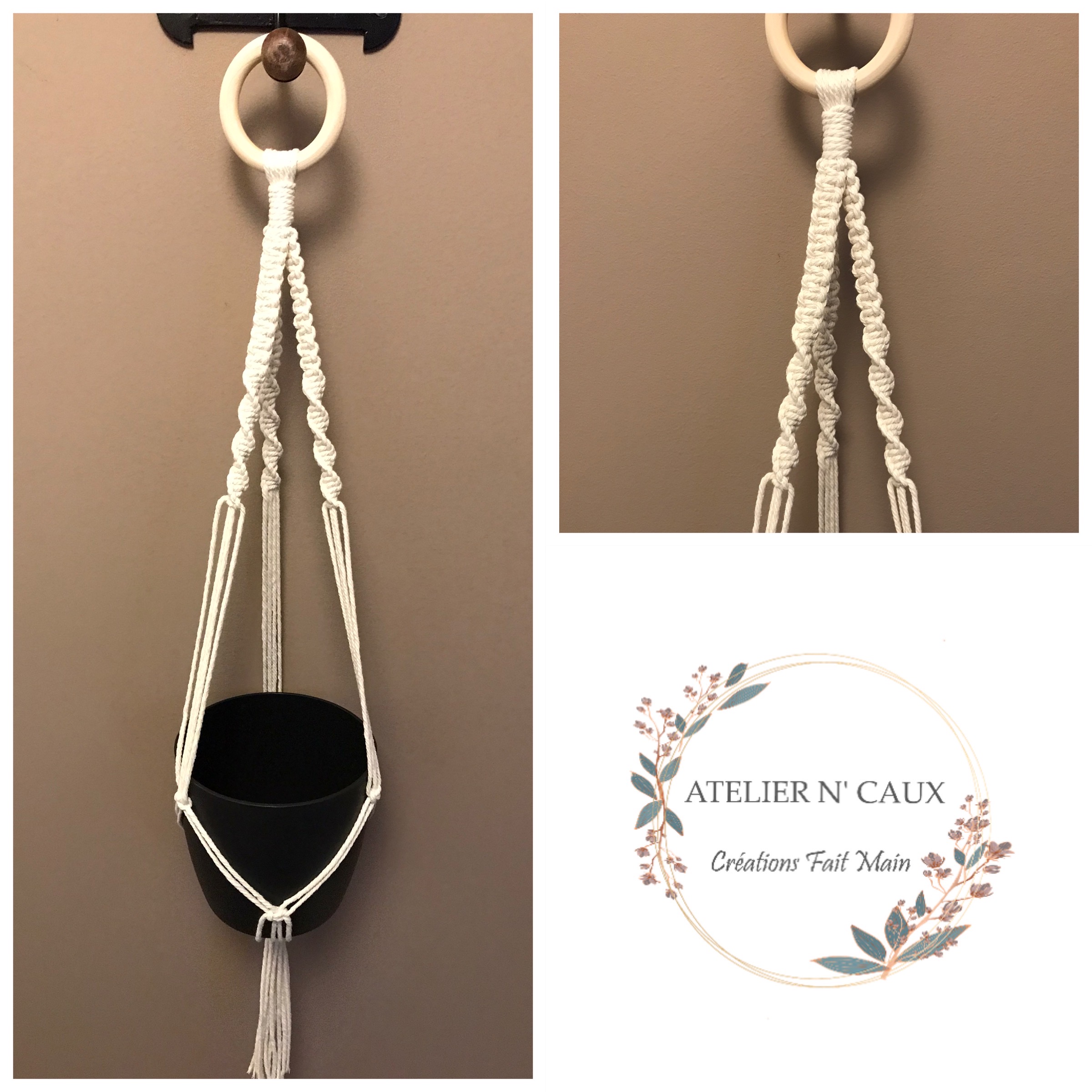 atelier-n-caux-pivoine-suspension-plante-macram-beige-75-cm image 1