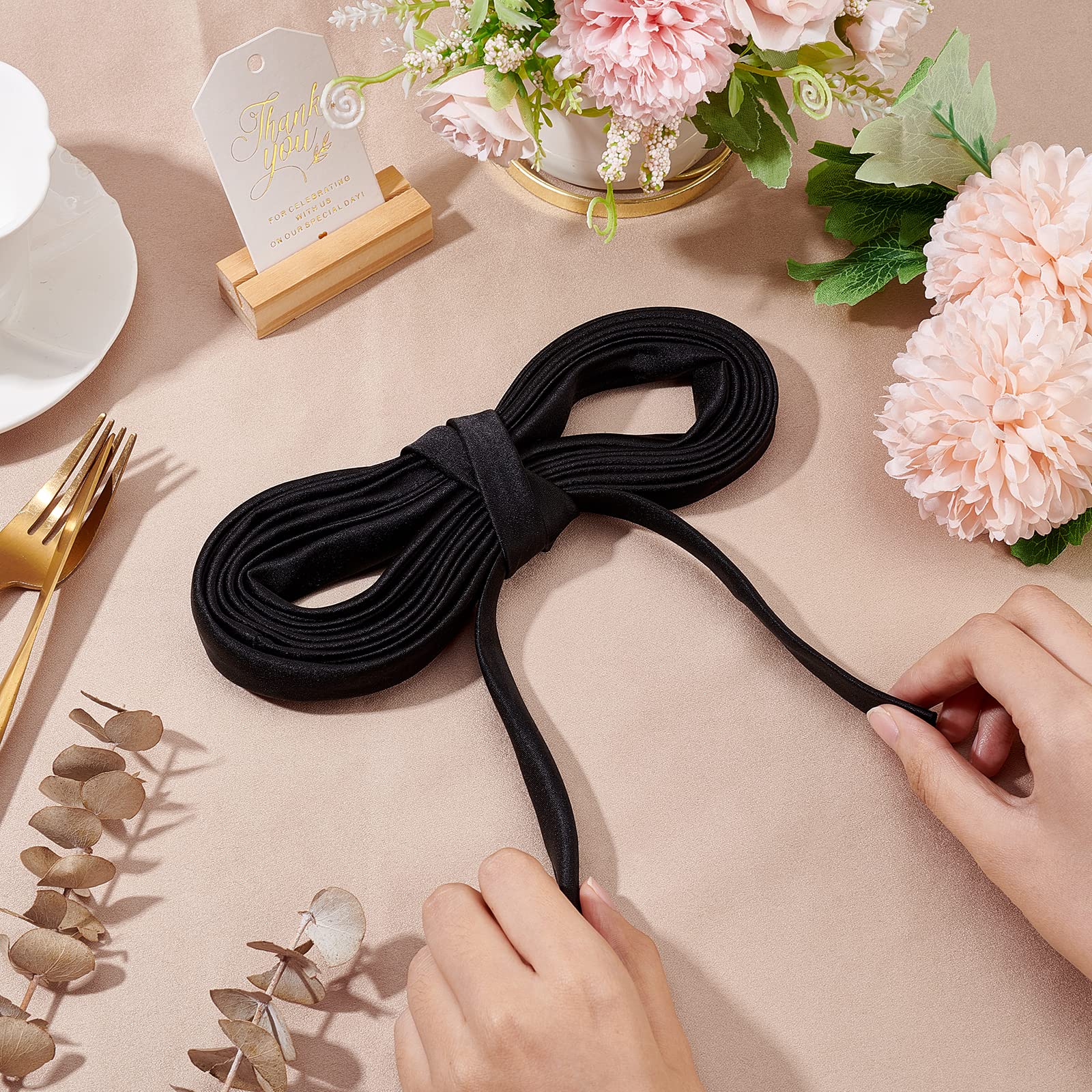 ahandmaker-wedding-supplies-lacet-robe-mari-e-noir-3-5-m image 2