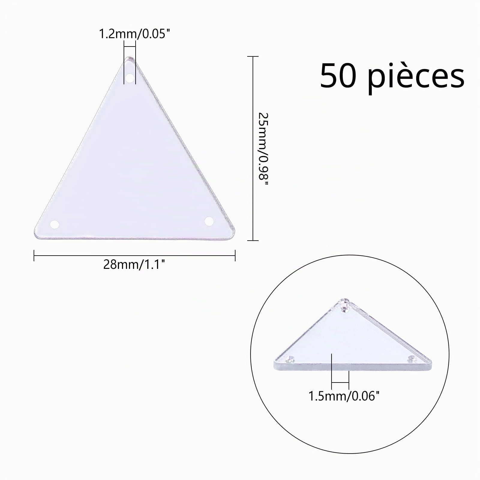 ahandmaker-button-rhinestone-50-strass-triangles-argent-coudre image 3