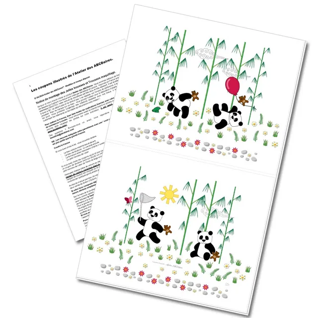 atelier-des-abcdaires-coupon-junior-pandas-velours-trousse-2-coupons image 1