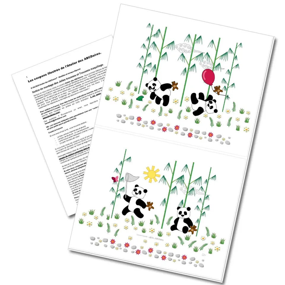 atelier-des-abcdaires-coupon-junior-pandas-velours-trousse-2-coupons image 1
