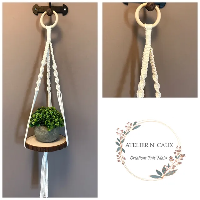 atelier-n-caux-rondin-suspendu-ottawa-tag-re-macram-beige-coton image 1